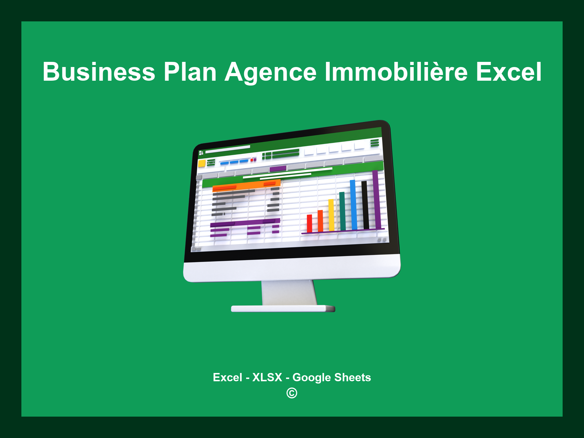 Business Plan Agence Immobilière Excel