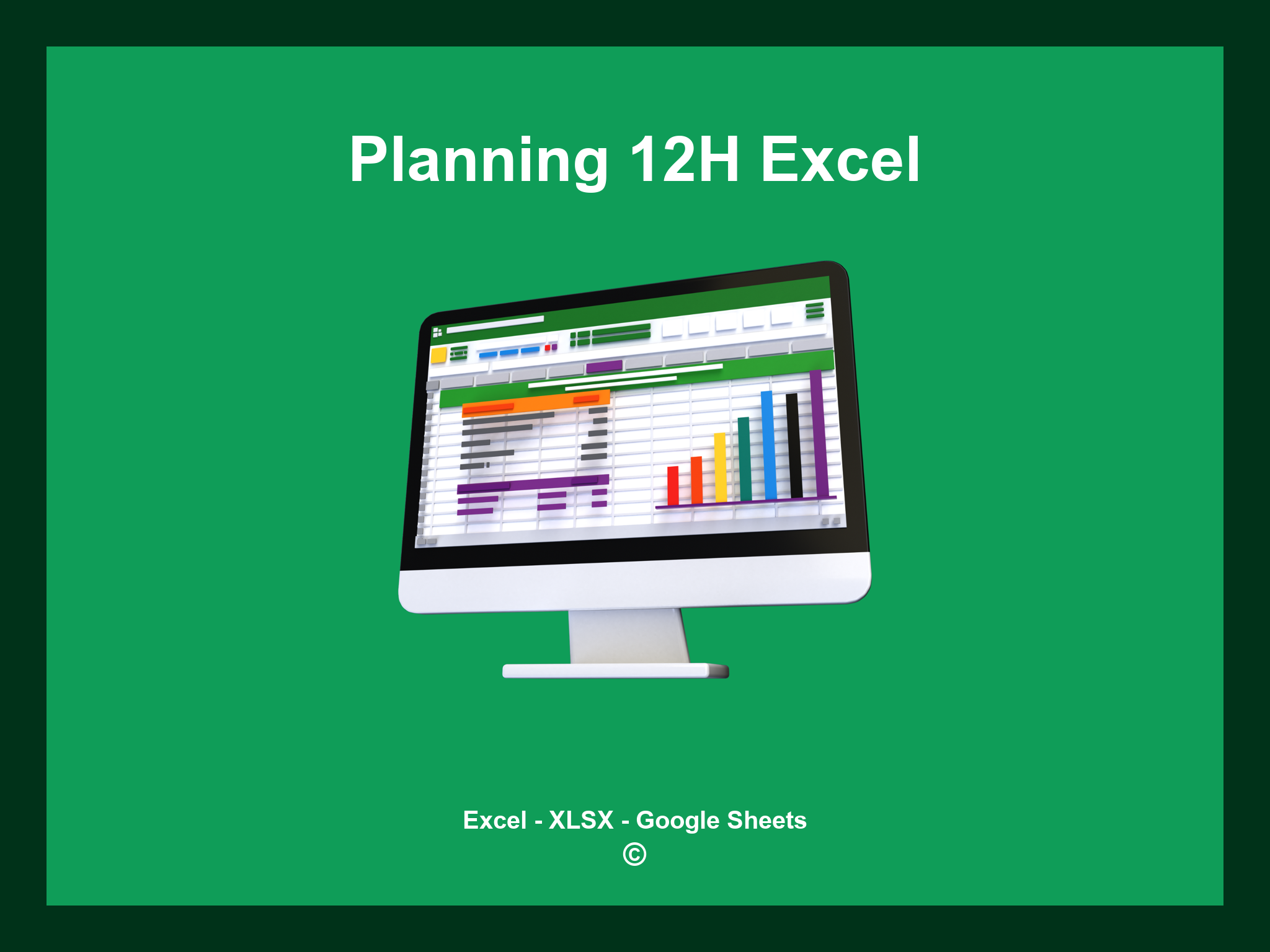 Planning 12H Excel