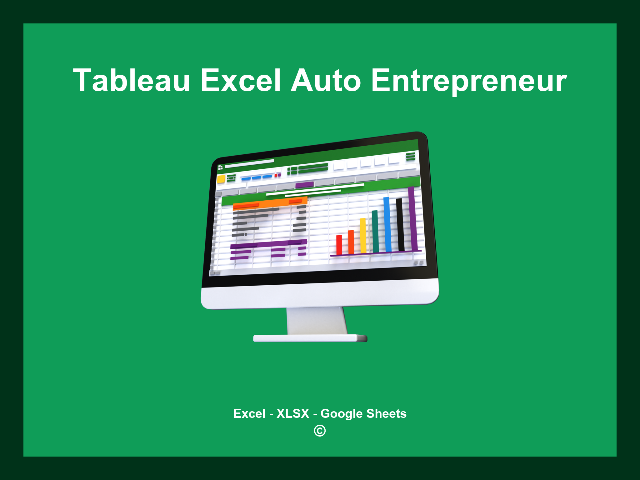 Tableau Excel Auto Entrepreneur