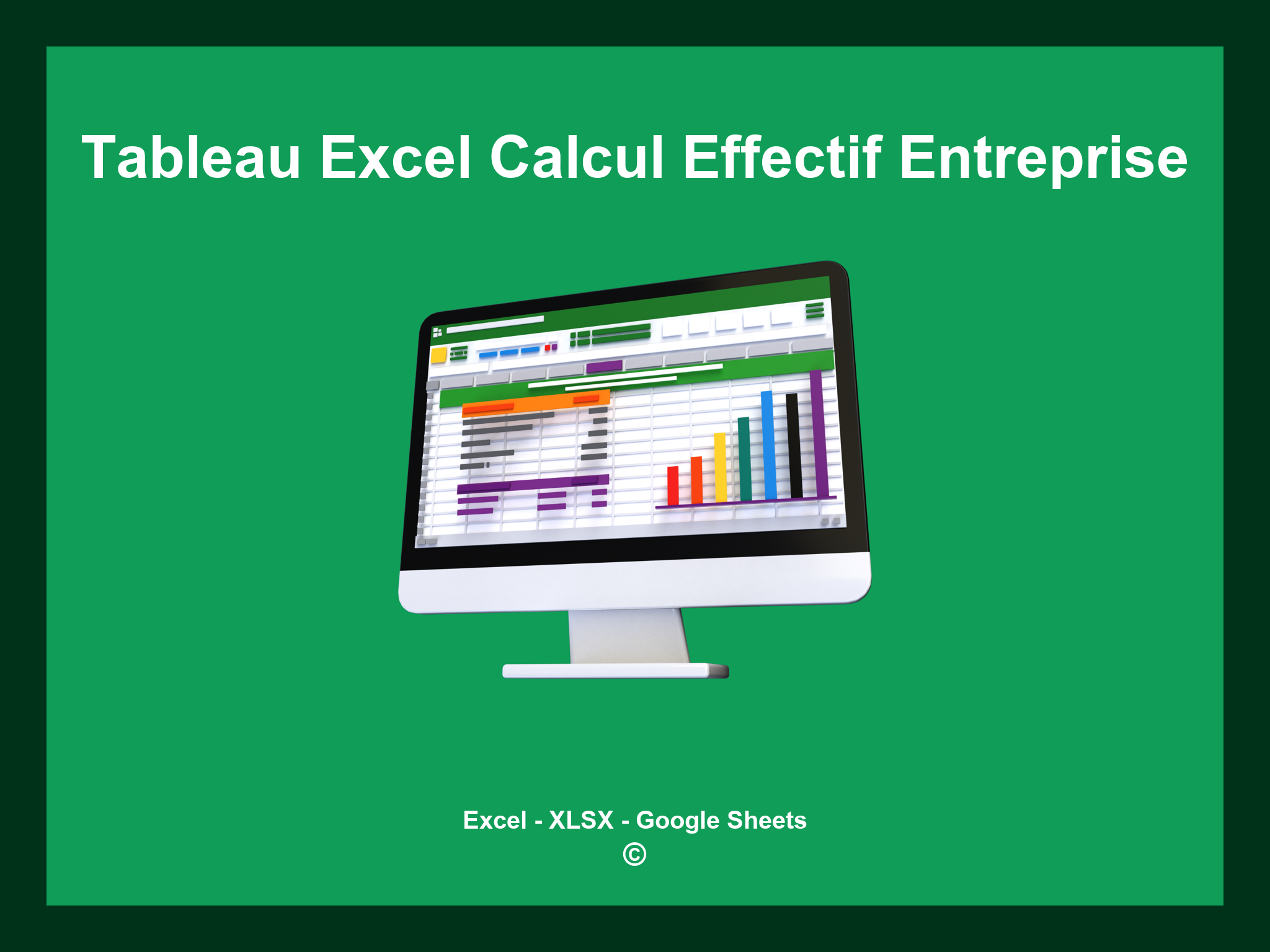 Tableau Excel Calcul Effectif Entreprise