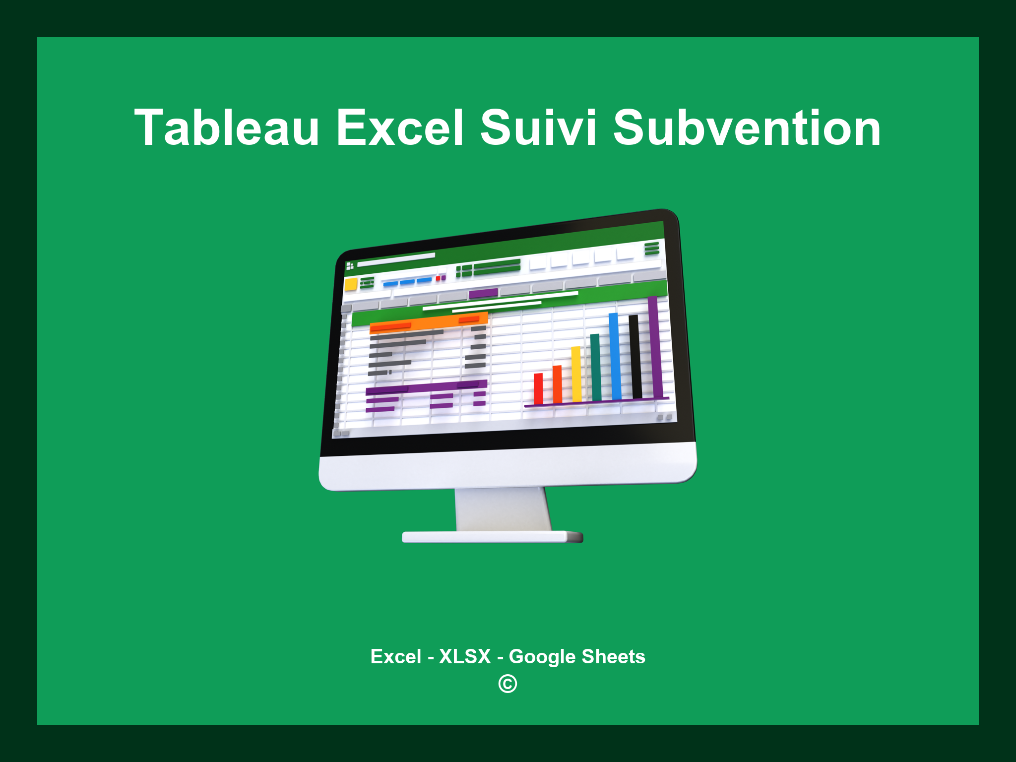 Tableau Excel Suivi Subvention
